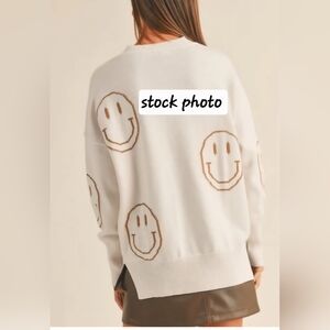 Like New, Cozy Smiley Face Sweater.